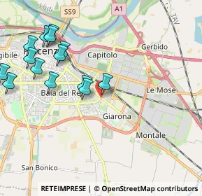 Mappa Via Angelo Spinazzi, 29122 Piacenza PC, Italia (2.36643)