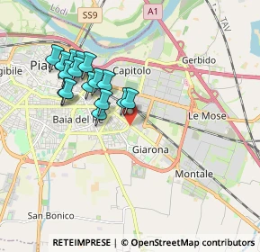 Mappa Via Angelo Spinazzi, 29122 Piacenza PC, Italia (1.7175)