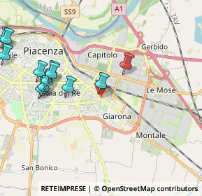 Mappa Via Angelo Spinazzi, 29122 Piacenza PC, Italia (2.41167)