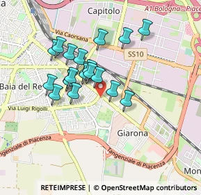 Mappa Via Angelo Spinazzi, 29122 Piacenza PC, Italia (0.719)