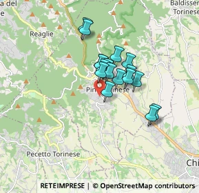 Mappa Via S. Felice, 10025 Pino Torinese TO, Italia (1.18294)