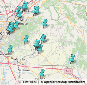 Mappa 10020 Andezeno TO, Italia (9.906)