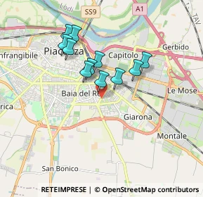 Mappa Via Caduti sul Lavoro, 29122 Piacenza PC, Italia (1.42545)