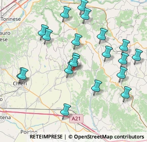 Mappa Via San Giovanni S.P. 16 KM. 14-004, 14022 Castelnuovo Don Bosco AT, Italia (8.5095)