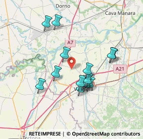 Mappa Via Albert Einstein, 27058 Voghera PV, Italia (6.34643)