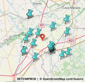 Mappa Via Albert Einstein, 27058 Voghera PV, Italia (6.947)
