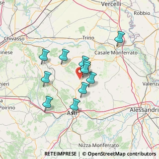 Mappa Via Garibaldi, 14030 Penango AT, Italia (11.12364)