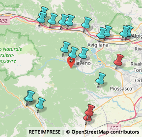 Mappa Borgata bellavita, 10094 Giaveno TO, Italia (9.5265)