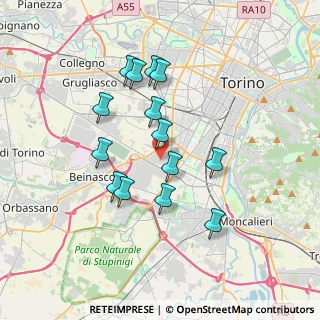 Mappa Unnamed Road, 10135 Torino TO, Italia (3.22071)
