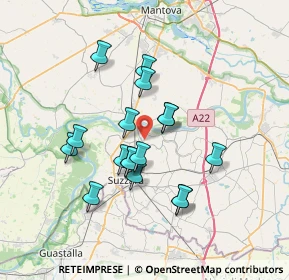 Mappa Via Alessandro Volta, 46020 Motteggiana MN, Italia (6.02118)