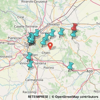 Mappa SP di Chieri, 10020 Andezeno TO, Italia (14.0675)