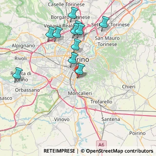Mappa Strada alla Villa Zanetti, 10133 Torino TO, Italia (8.41364)