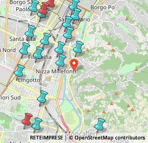 Mappa Strada alla Villa Zanetti, 10133 Torino TO, Italia (2.625)