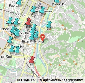 Mappa Strada alla Villa Zanetti, 10133 Torino TO, Italia (2.357)