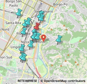 Mappa Strada alla Villa Zanetti, 10133 Torino TO, Italia (1.77529)