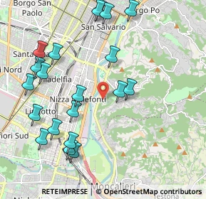 Mappa Strada alla Villa Zanetti, 10133 Torino TO, Italia (2.3375)