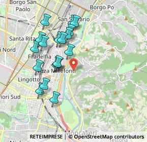 Mappa Strada alla Villa Zanetti, 10133 Torino TO, Italia (1.78278)