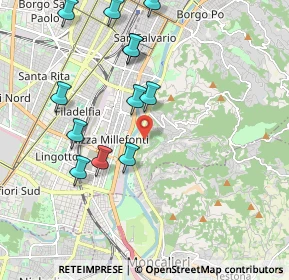 Mappa Strada alla Villa Zanetti, 10133 Torino TO, Italia (2.10917)
