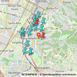 Mappa Strada alla Villa Zanetti, 10133 Torino TO, Italia (1.621)