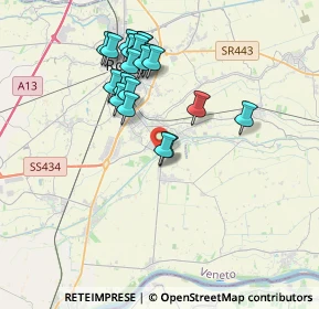 Mappa Via Passo, 45033 Bosaro RO, Italia (3.4745)