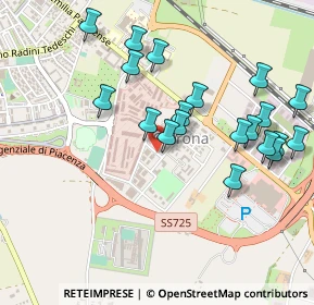 Mappa Presso Cooperativa Des Tacum, 29122 Piacenza PC, Italia (0.5095)