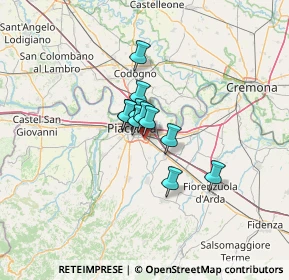 Mappa Presso Cooperativa Des Tacum, 29122 Piacenza PC, Italia (6.96818)