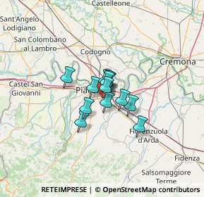 Mappa Via Croce Rossa, 29122 Piacenza PC, Italia (6.34692)