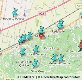 Mappa Via Gazzaniga, 27046 Santa Giuletta PV, Italia (2.6075)