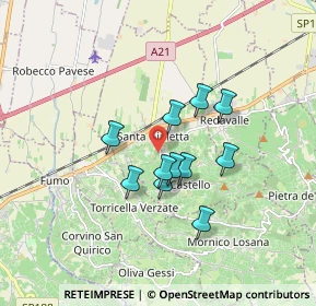 Mappa Via Gazzaniga, 27046 Santa Giuletta PV, Italia (1.28455)
