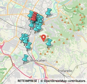 Mappa Strada della Creusa, 10133 Torino TO, Italia (3.5)