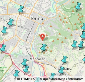 Mappa Strada della Creusa, 10133 Torino TO, Italia (7.02)