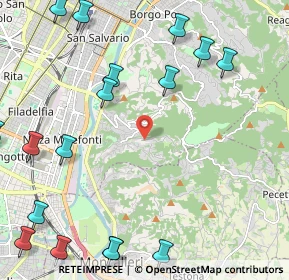 Mappa Strada della Creusa, 10133 Torino TO, Italia (3.3205)