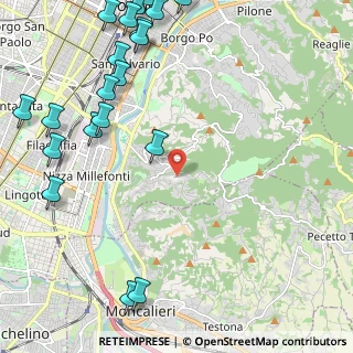 Mappa Strada della Creusa, 10133 Torino TO, Italia (3.171)