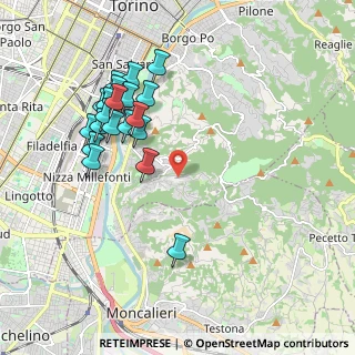 Mappa Strada della Creusa, 10133 Torino TO, Italia (2.015)