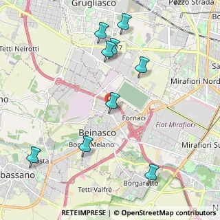 Mappa Via Grugliasco, 10092 Beinasco TO, Italia (2.75182)