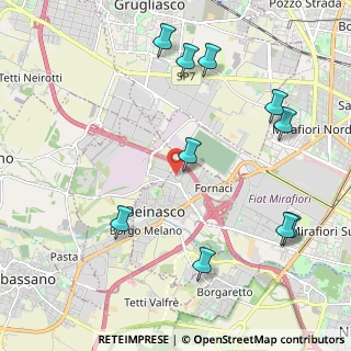 Mappa Via Grugliasco, 10092 Beinasco TO, Italia (2.45273)