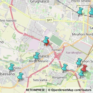 Mappa Via Grugliasco, 10092 Beinasco TO, Italia (3.56182)