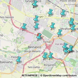 Mappa Via Grugliasco, 10092 Beinasco TO, Italia (2.7735)