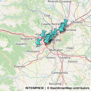Mappa Via Grugliasco, 10092 Beinasco TO, Italia (7.77933)