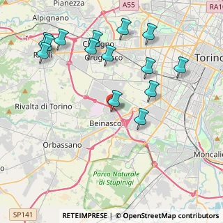 Mappa Via Grugliasco, 10092 Beinasco TO, Italia (4.66286)