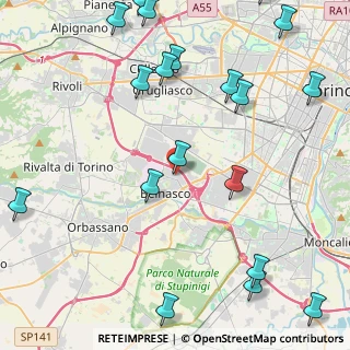 Mappa Via Grugliasco, 10092 Beinasco TO, Italia (6.192)