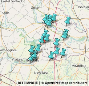 Mappa Via Antonio Meucci, 46020 Motteggiana MN, Italia (11.823)