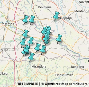 Mappa 46035 Pieve di Coriano MN, Italia (10.86526)