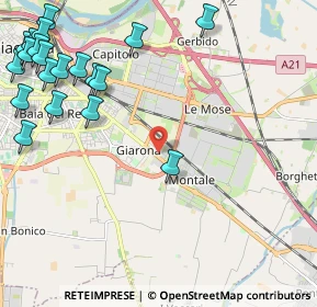 Mappa Via G. Giandemaria, 29122 Piacenza PC, Italia (3.101)