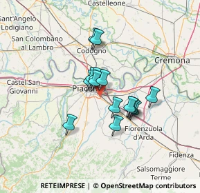 Mappa Via G. Giandemaria, 29122 Piacenza PC, Italia (9.654)