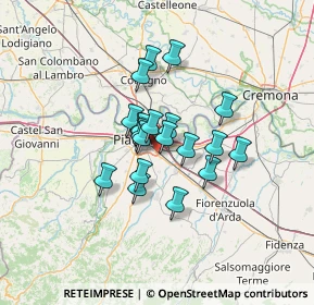 Mappa Via G. Giandemaria, 29122 Piacenza PC, Italia (8.917)