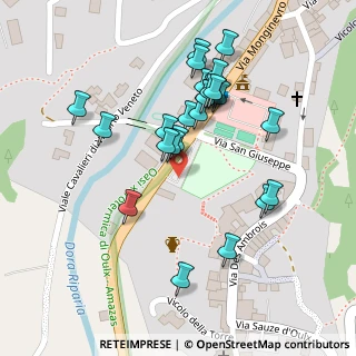 Mappa Piazza Adelmo Masino, 10056 Oulx TO, Italia (0.108)