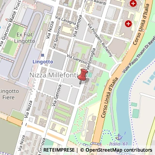 Mappa Via Ventimiglia, 80/A, 10126 Torino, Torino (Piemonte)