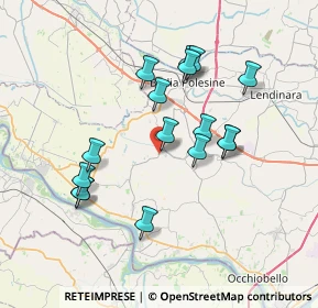 Mappa 45027 Trecenta RO, Italia (6.75375)