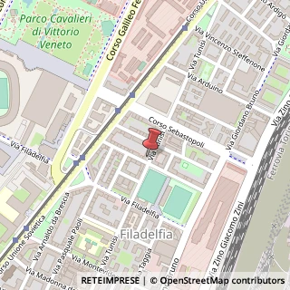 Mappa Via Tunisi, 54, 10134 Torino, Torino (Piemonte)